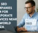 Top SEO Companies Firm For Corporate Services Near Jio World Plaza